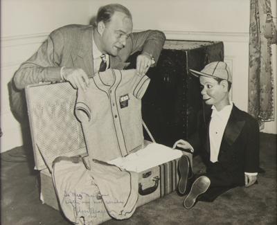 Lot #802 Edgar Bergen Signed Photograph