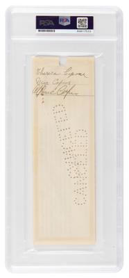 Lot #164 Al Capone Document Signed - Image 2