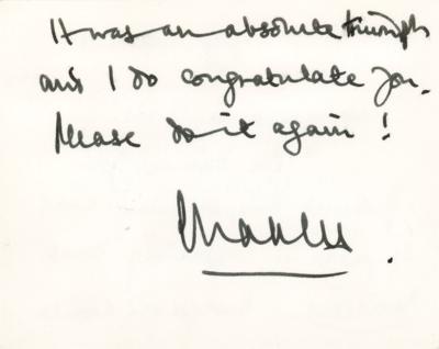 Lot #131 King Charles III Autograph Letter Signed - Image 2