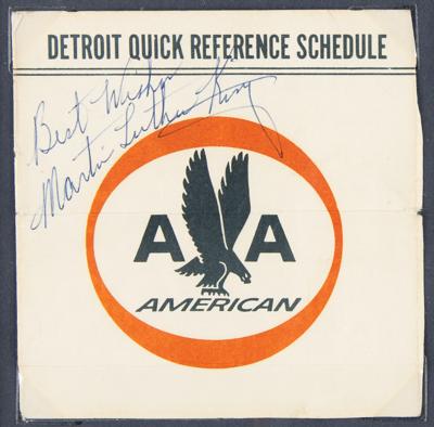 Lot #109 Martin Luther King, Jr. Signature - Image 2