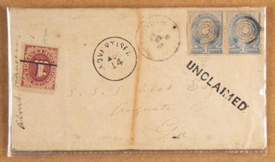 Lot #307 Jefferson Davis: Jefferson Davis responds to an article on 