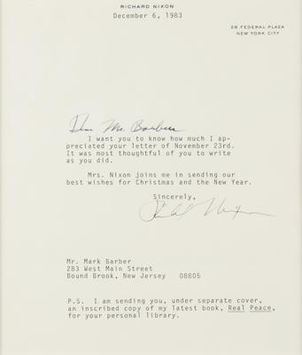 Lot #78 Richard Nixon and Gerald Ford Typed Letters Signed - Image 2