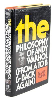 Lot #376 Andy Warhol Signed Sketch in Book - Image 3