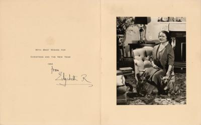 Lot #230 Elizabeth, Queen Mother Signed Christmas