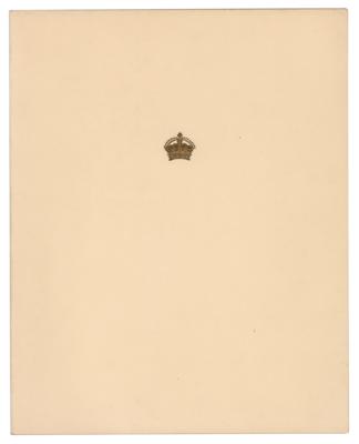 Lot #230 Elizabeth, Queen Mother Signed Christmas Card - Image 2