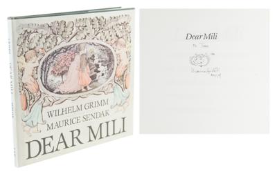 Lot #512 Maurice Sendak Signed Sketch in Book