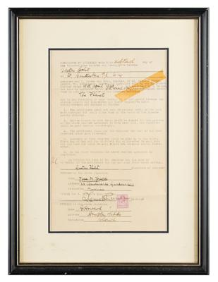 Lot #547 Gustav Holst: Holst signs a publishing agreement for his enduring work, 