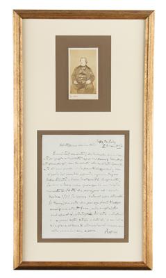 Lot #555 Gioachino Rossini Autograph Letter Signed - Image 1