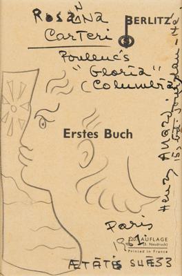 Lot #522 Jean Cocteau Original Sketch - Image 1