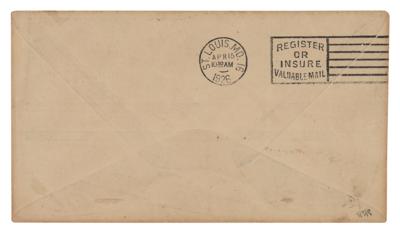 Lot #334 Charles Lindbergh Signed 1926 Airmail Cover - Image 2