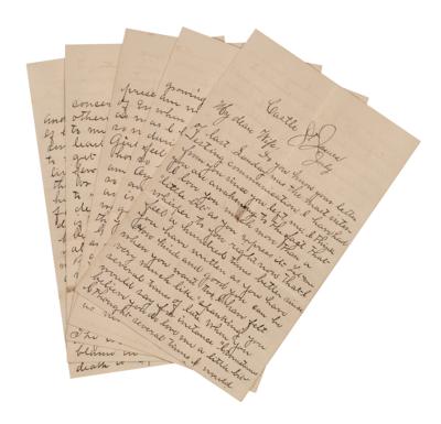 Lot #151 Frank James Autograph Letter Signed - Image 1