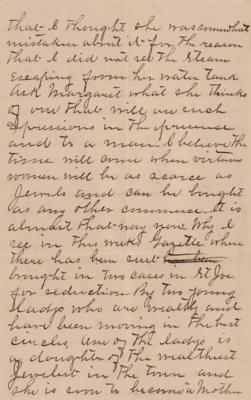 Lot #151 Frank James Autograph Letter Signed - Image 7