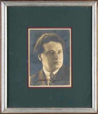 Lot #603 Arthur Honegger Signed Photograph - Image 2
