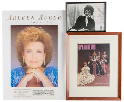 Lot #610 Opera Divas (3) Signed Items - Image 1