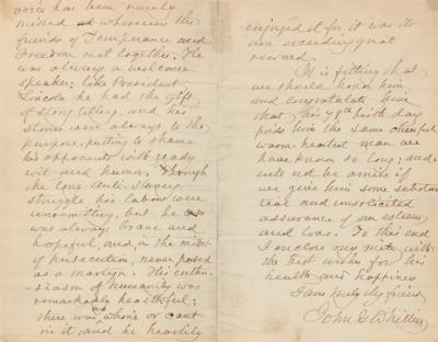 Lot #536 John Greenleaf Whittier: 