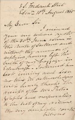 Lot #285 Robert Wight Autograph Letter Signed