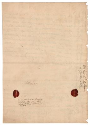 Lot #325 Urbain de Maillé-Brézé Autograph Letter Signed - Image 3