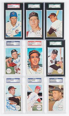 Lot #905 1964 Topps Giants Signed Baseball Cards