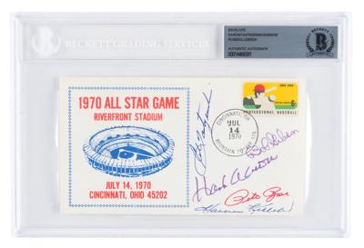 Lot #909 Baseball Legends Signed Commemorative
