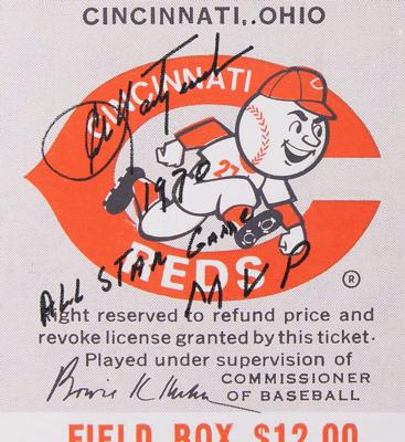 Lot #952 Carl Yastrzemski Signed Canvas Print - Image 2