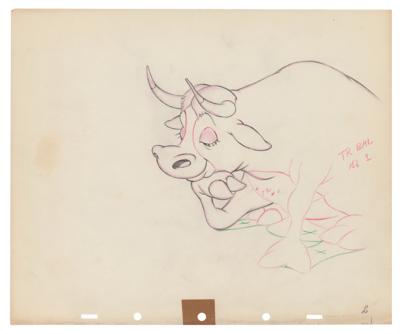 Lot #441 Ferdinand the Bull production drawing