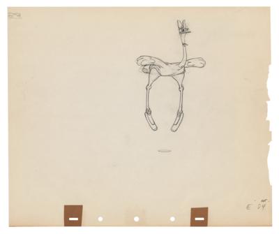 Lot #438 Madame Upanova production drawing from