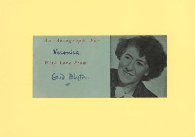 Lot #519 Enid Blyton Signature