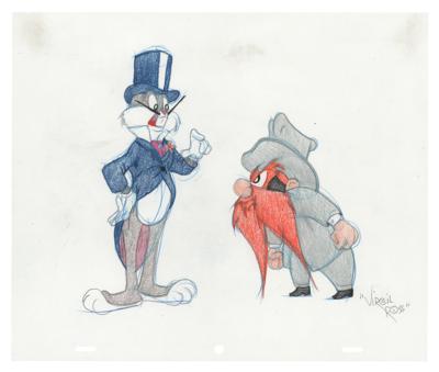 Lot #475 Bugs Bunny and Yosemite Sam original