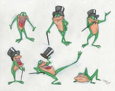 Lot #480 Michigan J. Frog original color model