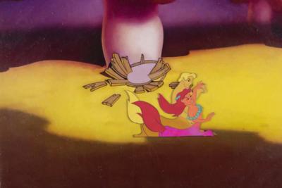 Lot #409 Male and female centaur production cel from Fantasia - Image 1