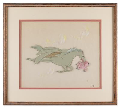 Lot #410 Mother and baby Pegasus production cel from Fantasia - Image 2