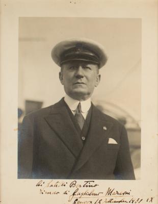 Lot #122 Guglielmo Marconi Signed Photograph - Image 2