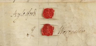 Lot #220 18th Century British Notables Document Signed - Image 4