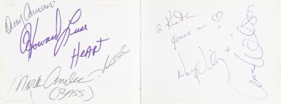 Lot #581 Rock and Roll Autograph Album (100+) with Fleetwood Mac, Heart, Warren Zevon, and More - Image 2