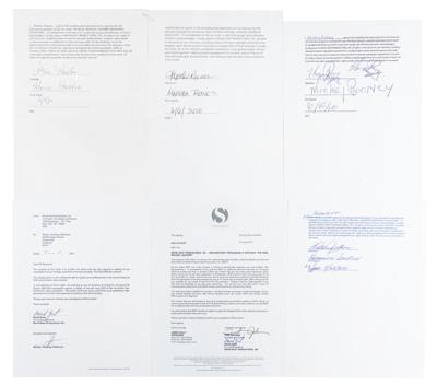 Lot #770 Michael Jackson: Collection of (40+) Documentary Interview Contracts for Michael Jackson: The Life of an Icon - Image 2