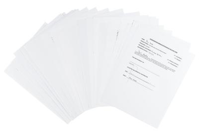 Lot #770 Michael Jackson: Collection of (40+) Documentary Interview Contracts for Michael Jackson: The Life of an Icon - Image 3