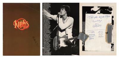 Lot #718 The Kinks: Ray Davies Autograph Letter Signed - Image 1