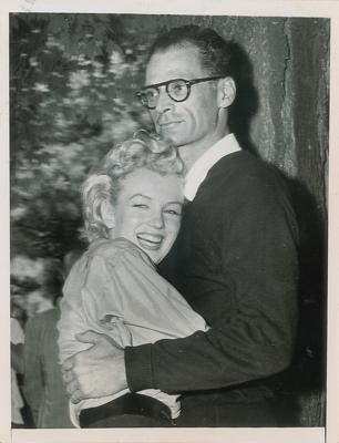 Lot #855 Marilyn Monroe and Arthur Miller Original Photograph - Image 1