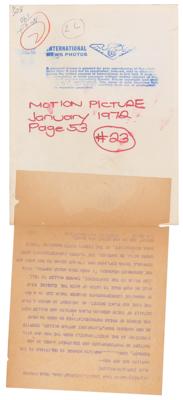 Lot #855 Marilyn Monroe and Arthur Miller Original Photograph - Image 2