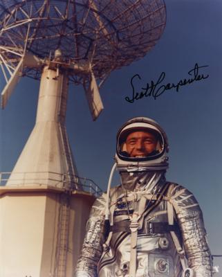 Lot #352 Scott Carpenter Signed Photograph