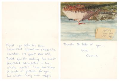 Lot #19 Caroline Kennedy Wedding Collection with Typed Letter Signed from Jacqueline Kennedy - Image 2