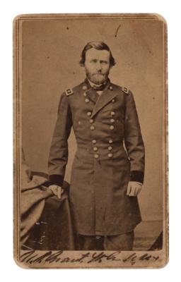 Lot #13 U. S. Grant Twice-Signed Photograph