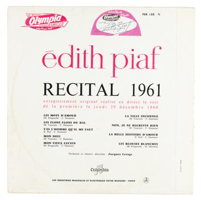 Lot #659 Edith Piaf Signature - Image 1