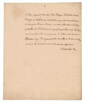 Lot #252 King Stanislaw I Leszczynski Autograph