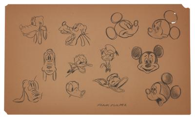 Lot #459 Frank Follmer model sheet drawing of