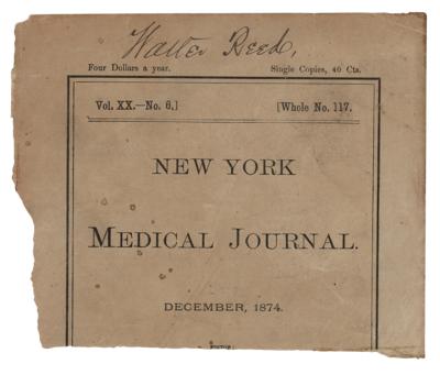 Lot #330 Walter Reed Signature