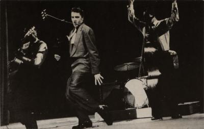 Lot #577 Elvis Presley 1956 Columbus, Ohio (2) Ticket Stubs with RCA Victor Promotional Photos - Image 3