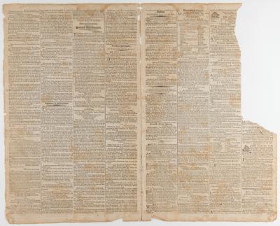 Lot #99 George Washington Funeral Newspaper - Image 2