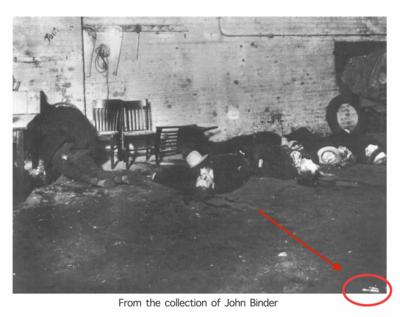 Lot #173 Saint Valentine's Day Massacre: Frank Gusenberg's Colt Detective Special Revolver: Capone rival Frank Gusenberg's Colt Detective Special .38 revolver, recovered from the grisly St. Valentine's Day Massacre site—as seen in a bloody crime scene photo - Image 2