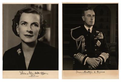 Lot #326 Louis and Edwina Mountbatten (2) Signed